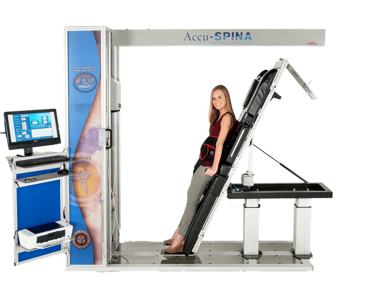 IDD Therapy® treatment on the Accu-SPINA® System at AlignForm Spine & DISC Center